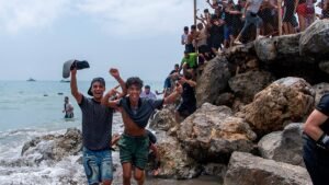 More than 40,000 migrants crossed into Ceuta over past 24 hours, Spain says