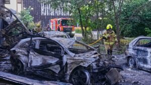 At least one dead after Russia’s overnight strike on Kyiv At least one dead after Russia’s overnight strike on Kyiv
