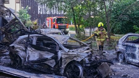 At least one dead after Russia’s overnight strike on Kyiv At least one dead after Russia’s overnight strike on Kyiv