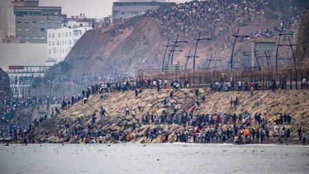 Migrants in Ceuta cannot move to mainland Europe