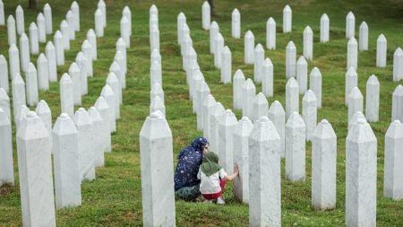 March for peace in memory of the victims of the Srebrenica genocide March for peace in memory of the victims of the Srebrenica genocide