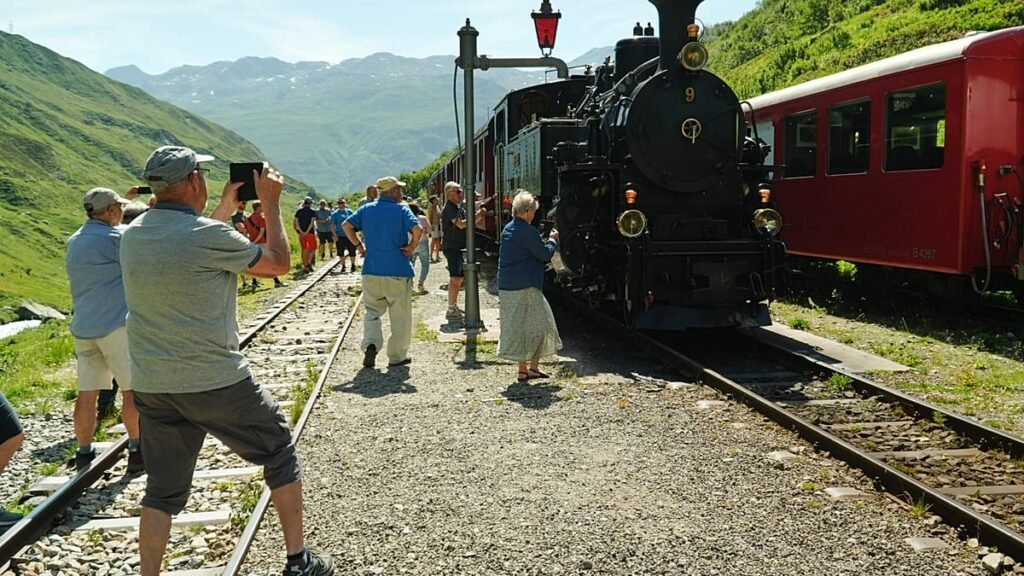 This steam railway that chugs through the Swiss Alps has turned 100 This steam railway that chugs through the Swiss Alps has turned 100