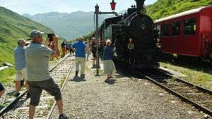This steam railway that chugs through the Swiss Alps has turned 100 This steam railway that chugs through the Swiss Alps has turned 100