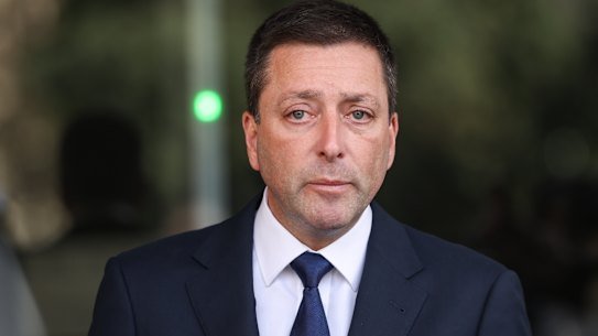 Matthew Guy demanded an apology from his colleague on Friday.