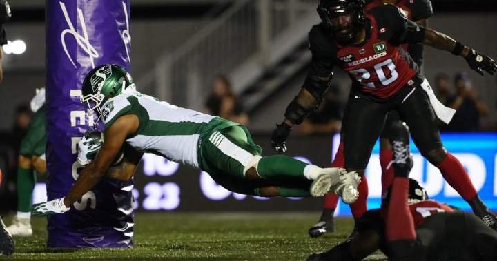 Roughriders’ defence defuses Redblacks’ drive Roughriders’ defence defuses Redblacks’ drive