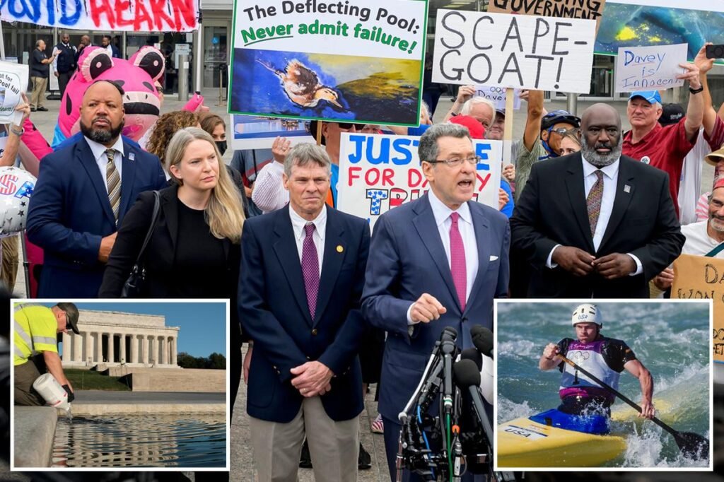 Ex-Olympic canoeist David Hearn pleads not guilty to vandalizing Lincoln Memorial Reflecting Pool: ‘Not a crime to touch water’ Ex-Olympic canoeist David Hearn pleads not guilty to vandalizing Lincoln Memorial Reflecting Pool: ‘Not a crime to touch water’