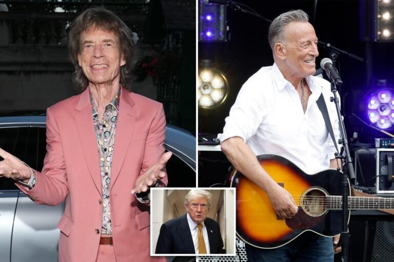 Mick Jagger says fans don’t want political lectures at concerts after Bruce Springsteen’s anti-Trump speeches Mick Jagger says fans don’t want political lectures at concerts after Bruce Springsteen’s anti-Trump speeches