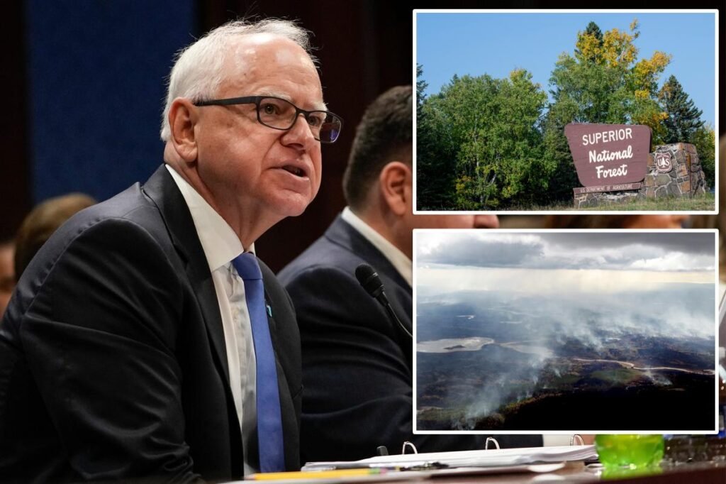 Tim Walz mobilizes National Guard to battle wildfires in Minnesota Tim Walz mobilizes National Guard to battle wildfires in Minnesota