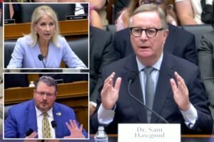 Moment head of top California medical school squirms when asked whether only women can get pregnant Moment head of top California medical school squirms when asked whether only women can get pregnant