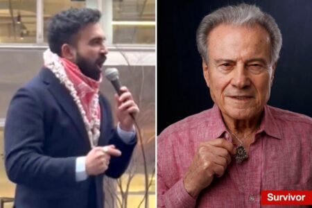 Exclusive | Auschwitz survivor, 96, in NYC forced to hide Star of David as he gives Dems history lesson on antisemitism Exclusive | Auschwitz survivor, 96, in NYC forced to hide Star of David as he gives Dems history lesson on antisemitism