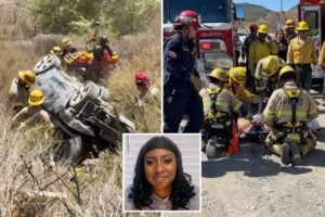 Heartbreak as star college athlete, 20, is killed in horrific rollover crash on California’s I-15 freeway
