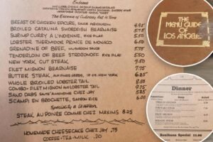 1975 Los Angeles restaurant guide is a trip down memory lane with prices from a bygone era 1975 Los Angeles restaurant guide is a trip down memory lane with prices from a bygone era
