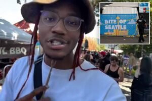 TikTokker voiced concerns about Seattle Center food festival security day before mass shooting that left 3 dead TikTokker voiced concerns about Seattle Center food festival security day before mass shooting that left 3 dead