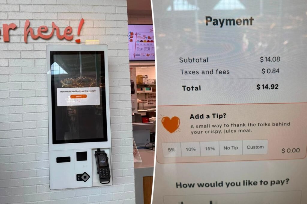 Popeye’s self-service kiosk prompts customer for tip: ‘Delusional’