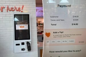 Popeye’s self-service kiosk prompts customer for tip: ‘Delusional’