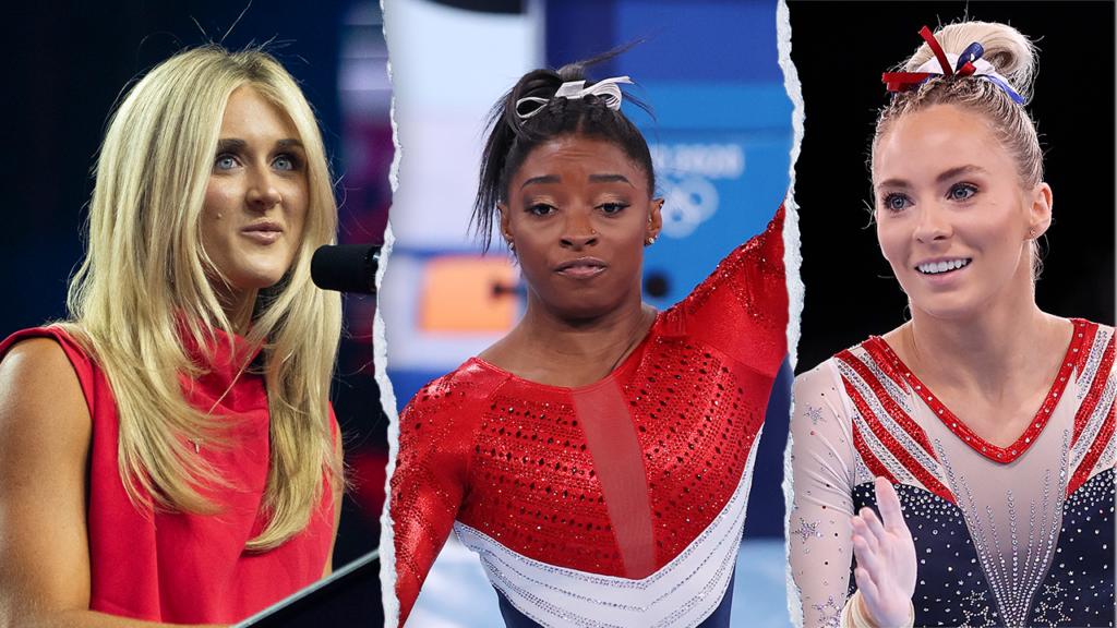 Riley Gaines and MyKayla Skinner send message to Simone Biles on women’s sports debate after SCOTUS ruling Riley Gaines and MyKayla Skinner send message to Simone Biles on women’s sports debate after SCOTUS ruling