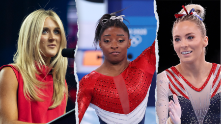 Riley Gaines and MyKayla Skinner send message to Simone Biles on women’s sports debate after SCOTUS ruling