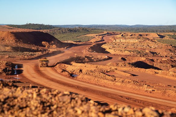 The South32 sale includes its South32 mines bauxite at Boddington, 130 kilometres south-east of Perth.