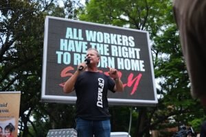 Fair Work Commission investigates as disgraced CFMEU boss resurfaces in Victorian firefighting union