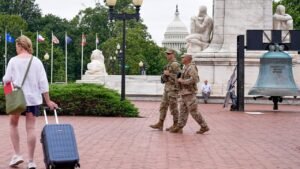 DC settles with left-wing protester who tailed National Guard while playing Darth Vader theme song DC settles with left-wing protester who tailed National Guard while playing Darth Vader theme song