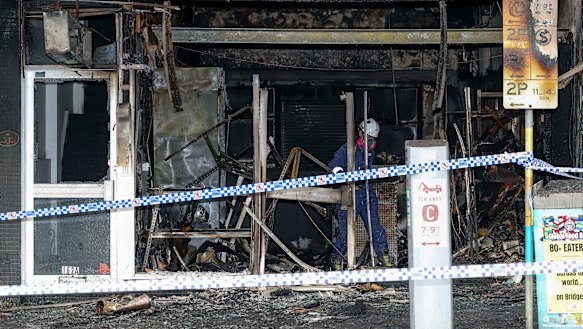 A fire on July 1 in Richmond gutted this tobacco store.