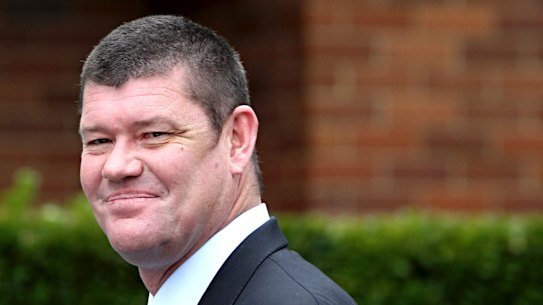James Packer still owns 37 per cent of the shares in Crown.