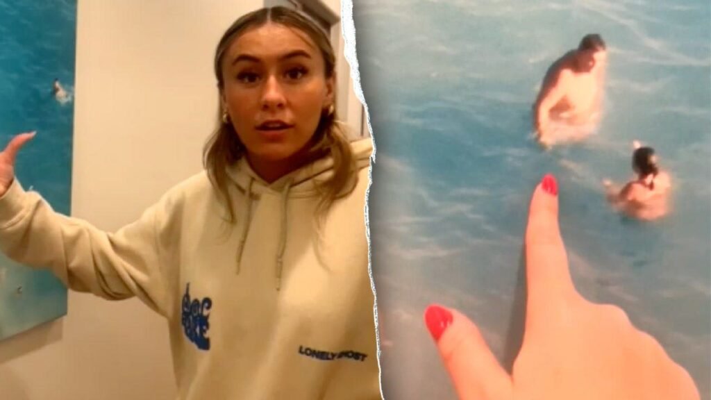 Airbnb guests check into their rental to find startling discovery on wall Airbnb guests check into their rental to find startling discovery on wall