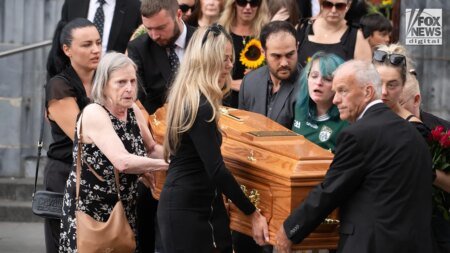 Slain American mother Jamey Carney remembered as ‘ray of sunshine’ at Ireland funeral