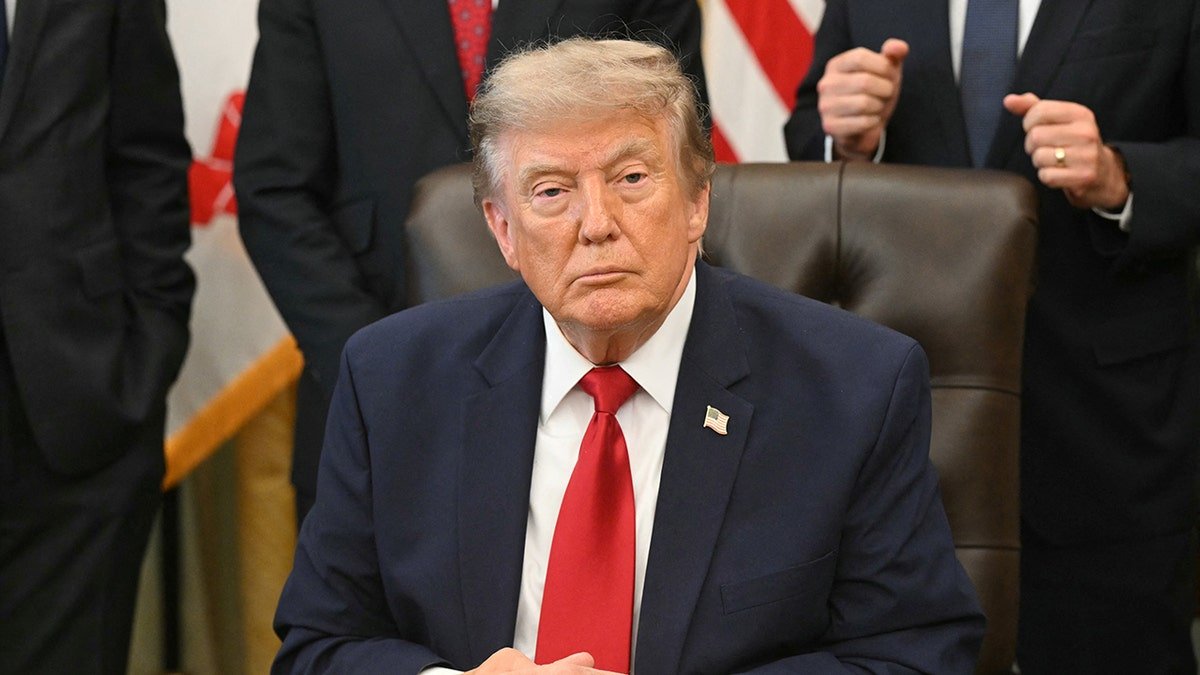 Trump speaks to the media and mentions paying respects to Lindsay Graham.