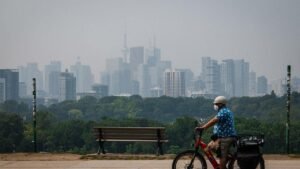 Air quality concerns from Canadian wildfires force rescheduling of two professional sports games Air quality concerns from Canadian wildfires force rescheduling of two professional sports games