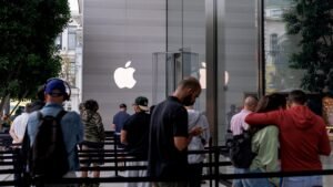 Apple briefly tops Nvidia as world’s most valuable company in AI shift
