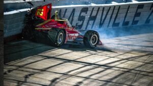 IndyCar driver David Malukas ruled out of qualifying after big crash at Nashville Superspeedway IndyCar driver David Malukas ruled out of qualifying after big crash at Nashville Superspeedway