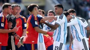 FIFA launches investigation into brawl after Spain defeated Argentina in World Cup Final FIFA launches investigation into brawl after Spain defeated Argentina in World Cup Final