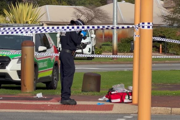 The boy’s sister ran to the nearby Albany Highway, where bystanders provided live-saving first aid.