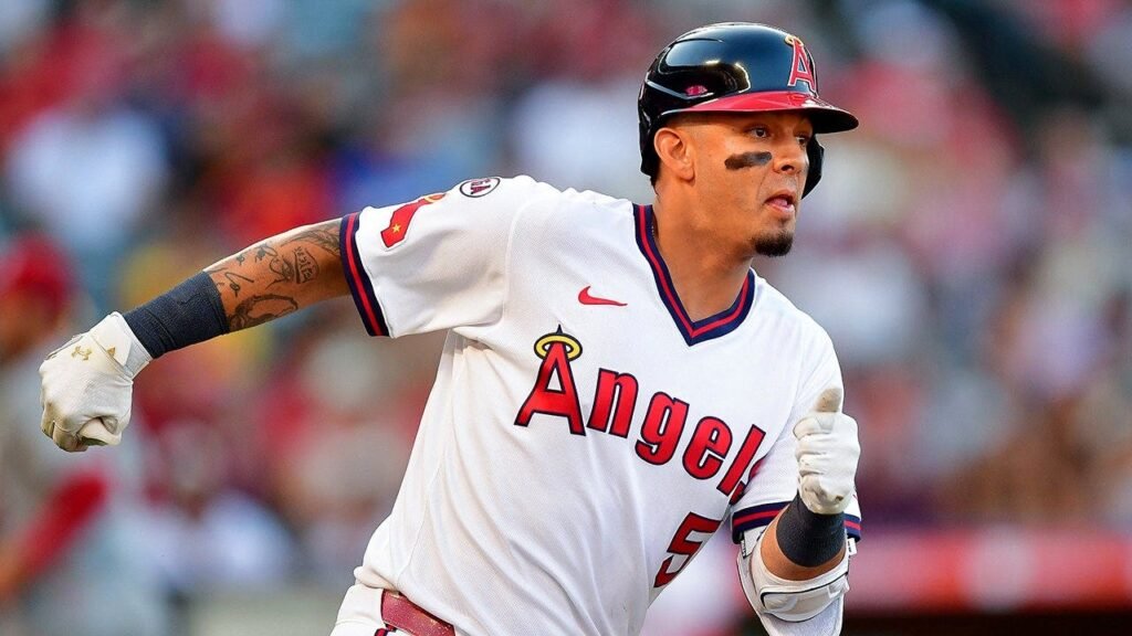 Angels third baseman brings basketball onto the diamond, turns slick double play with unconventional move Angels third baseman brings basketball onto the diamond, turns slick double play with unconventional move