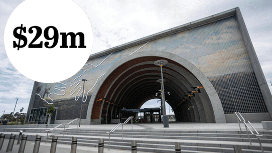 The added cost to every new train station on the signature Metro Tunnel project.