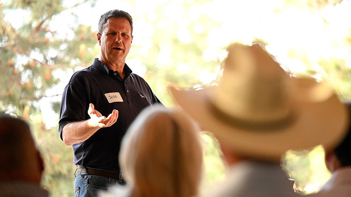 U.S. Rep. Jeff Crank, R-Colo, campaigns