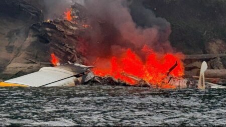 Multiple injured after floatplane makes emergency landing, catches fire off Washington coast Multiple injured after floatplane makes emergency landing, catches fire off Washington coast