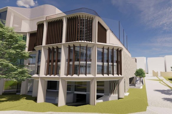 Concept image of the Newington College redevelopment,