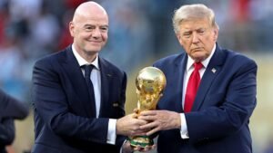 IOC declines to investigate Gianni Infantino over Trump’s call about Folarin Balogun red card IOC declines to investigate Gianni Infantino over Trump’s call about Folarin Balogun red card