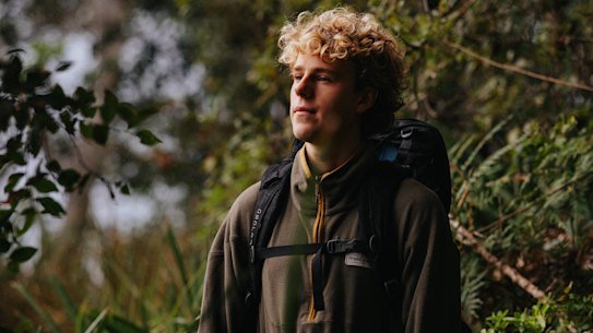 Charlie Stowe will hike from Forty Baskets Beach to Newcastle on Saturday. 
