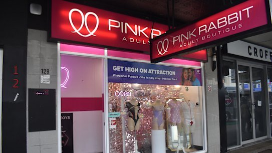 The building located at 129 Barrack Street, currently operates as an adult retail shop – known as Pink Rabbit Adult Boutique.