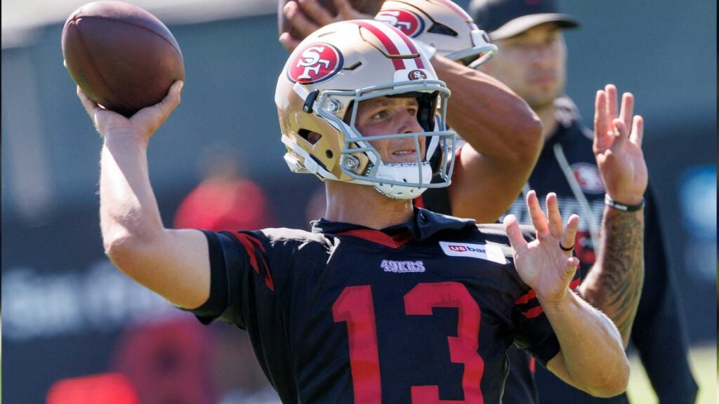 Brock Purdy Adapts To 49ers’ Kyle Shanahan-Less Start To Training Camp Brock Purdy Adapts To 49ers’ Kyle Shanahan-Less Start To Training Camp