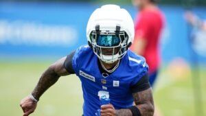 Malik Nabers ‘looked good’ in surprising full practice as Giants kick off training camp in West Virginia Malik Nabers ‘looked good’ in surprising full practice as Giants kick off training camp in West Virginia