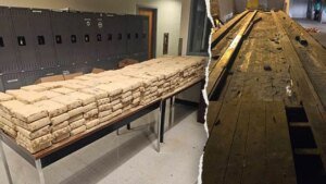 Border agents uncover M cocaine stash hidden beneath truck floorboards in massive bust Border agents uncover M cocaine stash hidden beneath truck floorboards in massive bust