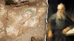 Rare pagan masterpiece emerges near where St Paul spread teachings of Christianity Rare pagan masterpiece emerges near where St Paul spread teachings of Christianity