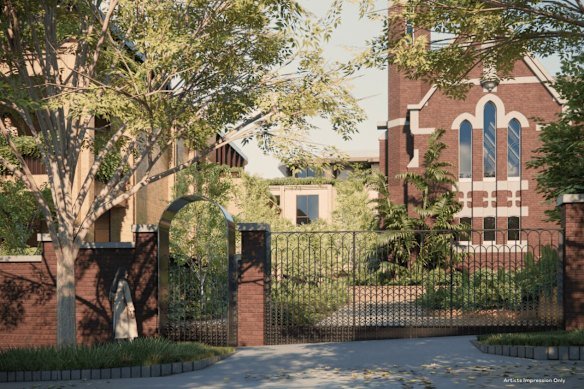 A render of the proposed development of the former St Joseph’s Home for Boys in Surrey Hills.