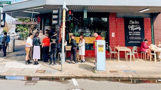 Queues forming outsideÂ Marrickville's new vegan bakery-cafe MissÂ Sina.
For Good Food, Sep 12, 2022