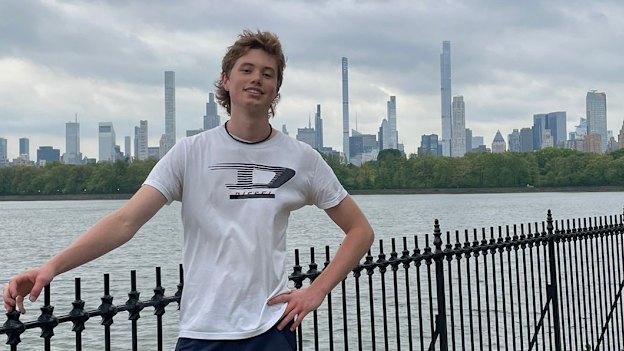 Graduate Hugo Sharkey accepted a scholarship to study political science at New York’s Columbia University.