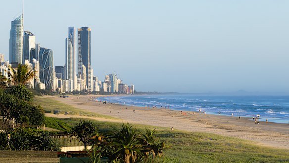 Mermaid Beach on the Gold Coast is home to millionaires’ row, Hedges Avenue, but is also playing host to more professionals with higher HECS debts. 